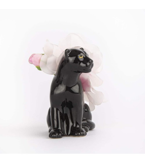 Panther - Mini flower vase Quail Ceramics table flower living room vase kitatori switzerland