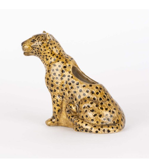 Leopard - Mini flower vase Quail Ceramics table flower living room vase kitatori switzerland