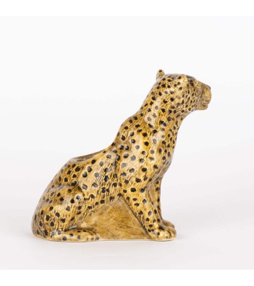 Leopard - Mini flower vase Quail Ceramics table flower living room vase kitatori switzerland