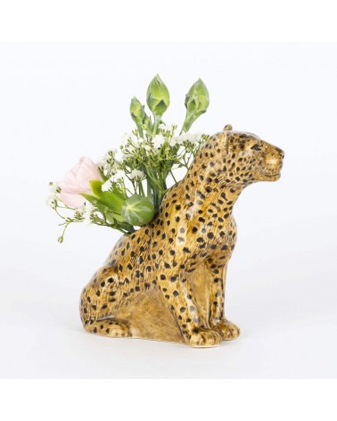 Leopard - Mini flower vase Quail Ceramics table flower living room vase kitatori switzerland