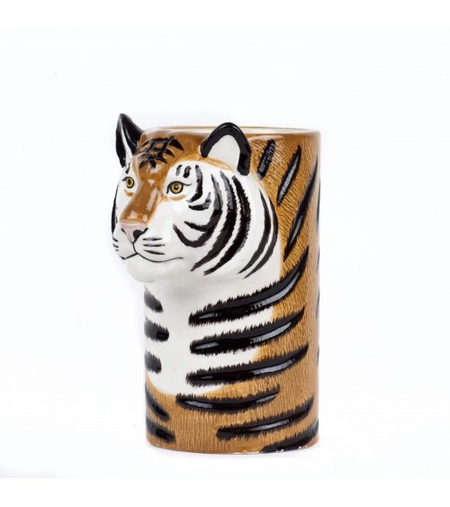 Tiger - Ceramic Utensil Holder Quail Ceramics