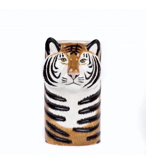 Tiger - Ceramic Utensil Holder Quail Ceramics