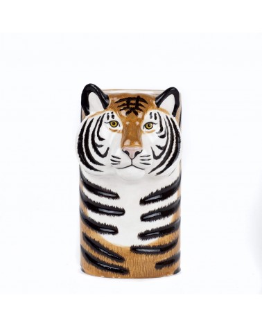 Tiger - Ceramic Utensil Holder Quail Ceramics