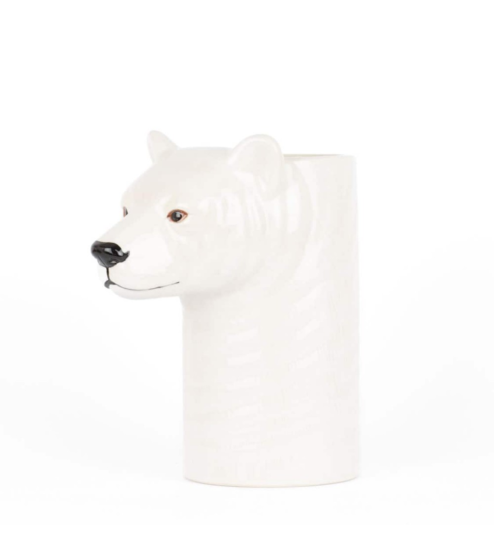 Orso polare bianco - Porta mestoli Quail Ceramics