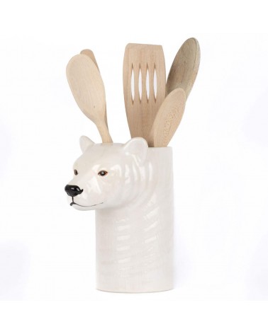 Eisbär, Polarbär - Küchenutensilienhalter Bär Quail Ceramics Schweiz kaufen