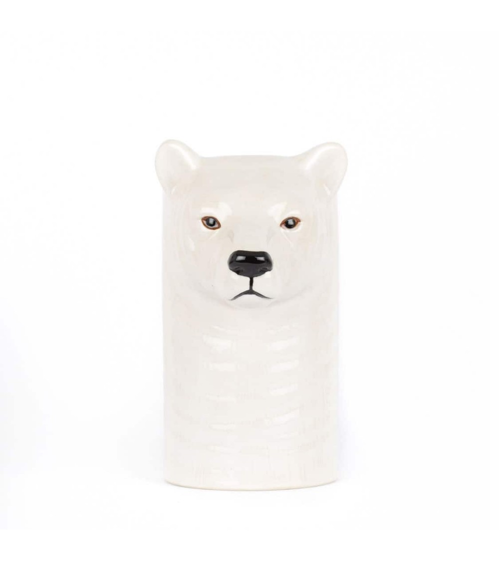 Orso polare bianco - Porta mestoli Quail Ceramics