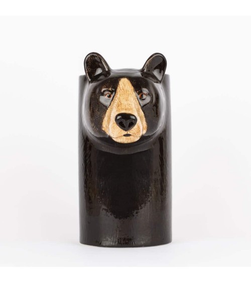 Black Bear - Ceramic Utensil Holder Quail Ceramics