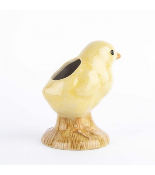 Poussin jaune - Mini vase à fleurs Quail Ceramics design fleur décoratif original kitatori suisse