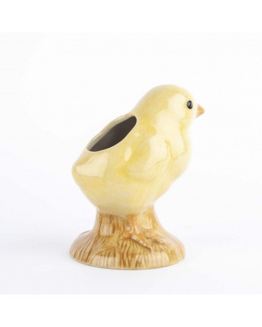 Yellow chick - Mini flower vase Quail Ceramics table flower living room vase kitatori switzerland