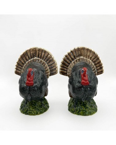 Tacchino - Saliera e pepiera Quail Ceramics design da tavola saliera e pepiera