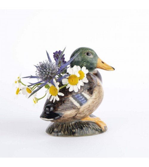 Stockente, Ente - Mini Blume Vase Quail Ceramics vasen deko blumenvase blume vase design dekoration spezielle schöne kitatori...