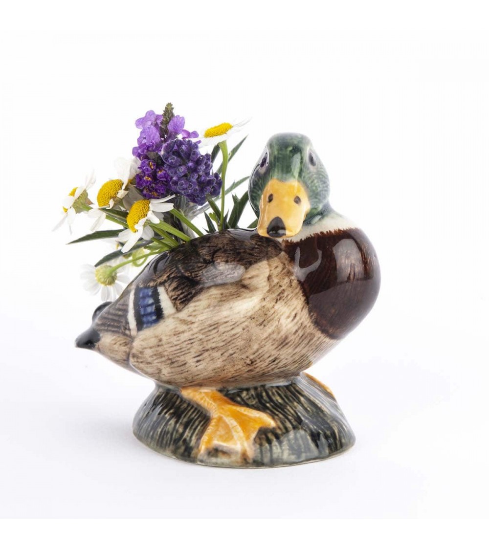 Stockente, Ente - Mini Blume Vase Quail Ceramics vasen deko blumenvase blume vase design dekoration spezielle schöne kitatori...