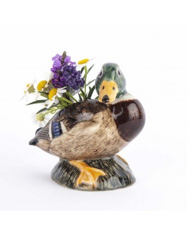 Stockente, Ente - Mini Blume Vase Quail Ceramics vasen deko blumenvase blume vase design dekoration spezielle schöne kitatori...