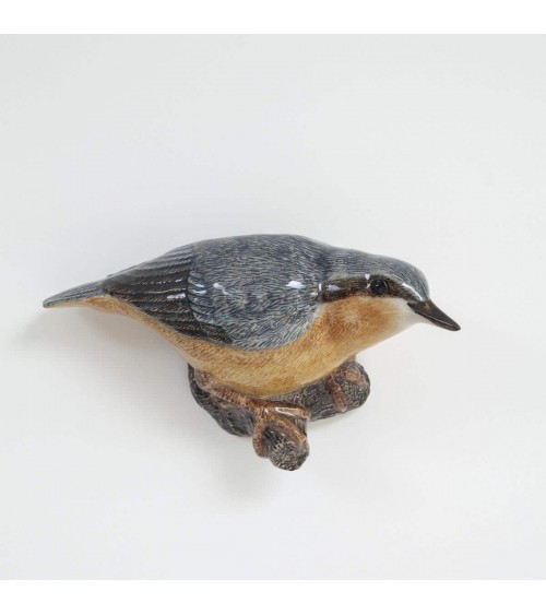 Nuthatch - Small bird ceramic Wall Vase Quail Ceramics table flower living room vase kitatori switzerland