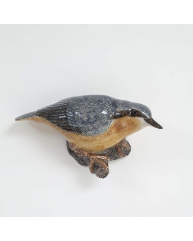 Nuthatch - Small bird ceramic Wall Vase Quail Ceramics table flower living room vase kitatori switzerland