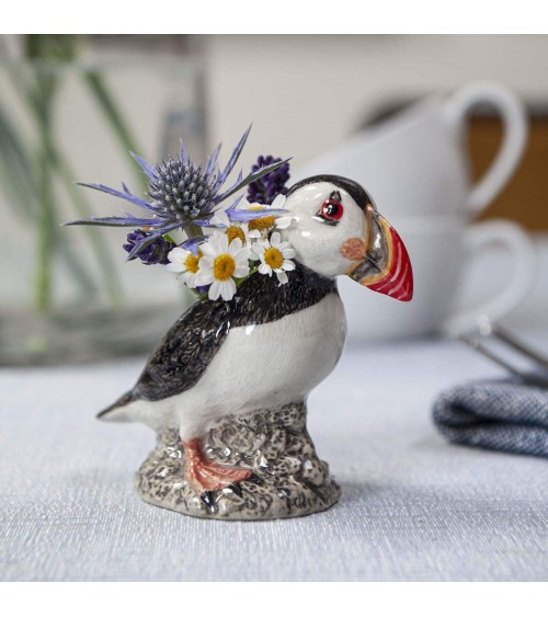 Puffin - Mini flower vase Quail Ceramics table flower living room vase kitatori switzerland