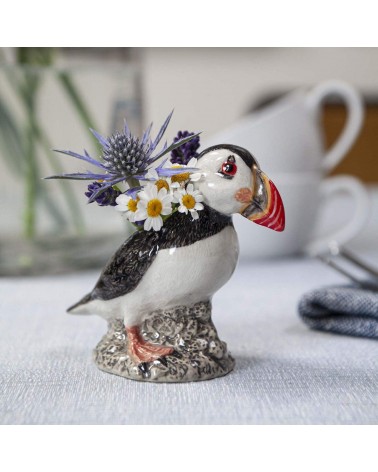 Puffin - Mini flower vase Quail Ceramics table flower living room vase kitatori switzerland