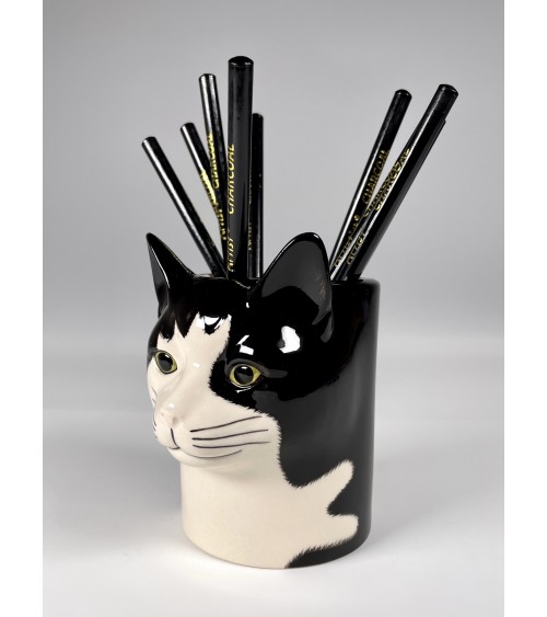 Barney - Portapenne e Vasi per piante - Gatto Quail Ceramics da scrivania eleganti design originali bambina particolari