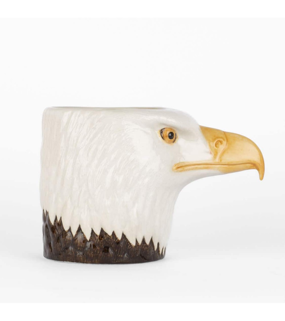 Bald eagle - Animal Pencil pot & Flower pot Quail Ceramics pretty pen pot holder cutlery toothbrush makeup brush