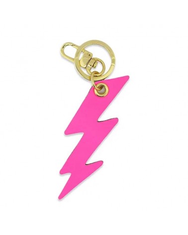 Schlüsselanhänger - Blitz - Rosa Neon & Gold Alkemest geschenkidee schweiz kaufen