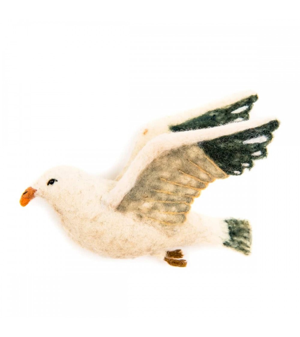 Décoration murale oiseaux - Trio de Mouettes volantes Sew Heart Felt Kitatori Suisse