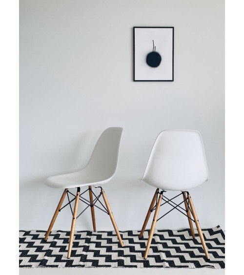 Eames Plastic Side chair DSW - VITRA - Usate kitatori mobili Oggetto di design vintage svizzera