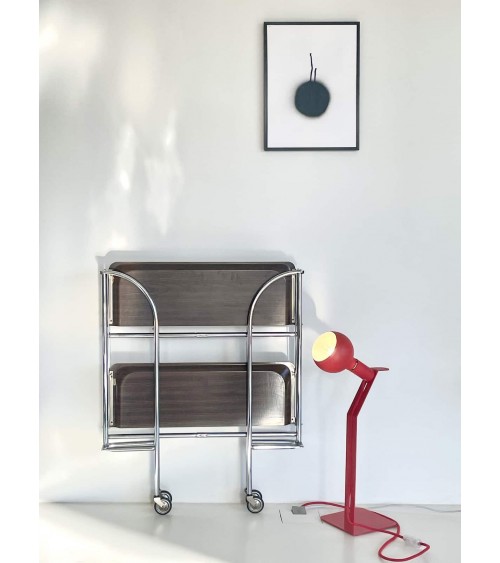 Gerlinol Dinett - Vintage Folding Serving Trolley kitatori switzerland vintage furniture design classics