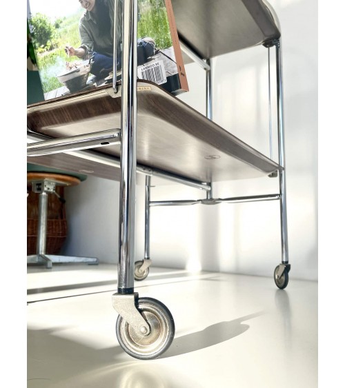 Gerlinol Dinett - Vintage Folding Serving Trolley kitatori switzerland vintage furniture design classics
