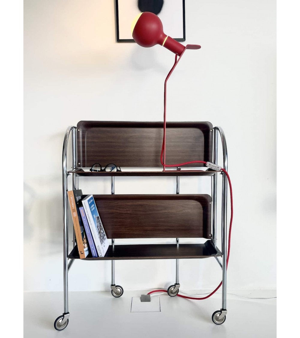 Gerlinol Dinett - Vintage Folding Serving Trolley kitatori switzerland vintage furniture design classics