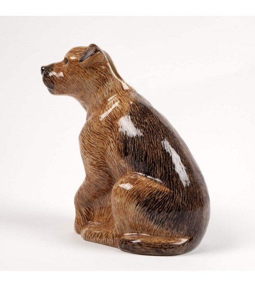 Vase à fleurs - Border Terrier Quail Ceramics design fleur décoratif original kitatori suisse
