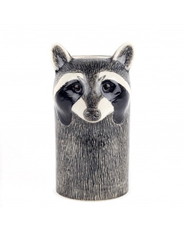 Raccoon - Ceramic Utensil Holder Quail Ceramics