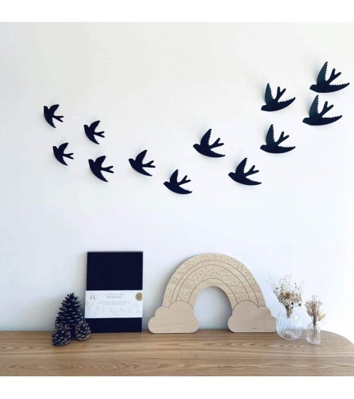 Rondini - Decorazione murale di carta