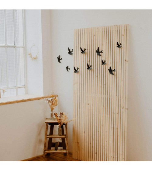 Paper swallows - Wall decoration
