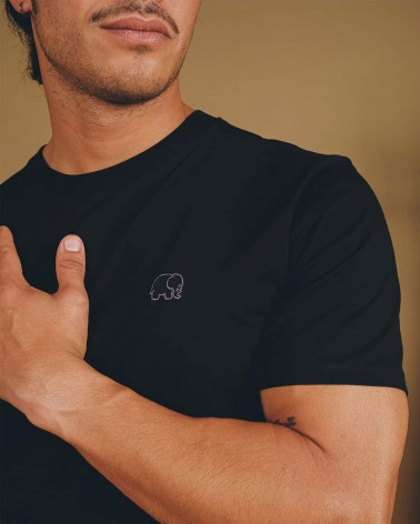 Organic Essential Black T-Shirt Trendsplant Tee shirts bio organic cotton ethical sustainable tshirt