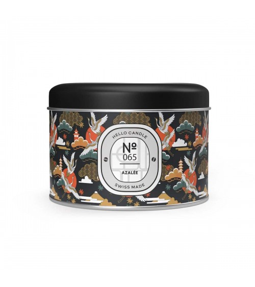 N°65 Azalée - Bougie parfumée naturelle artisanale  artisanale maison originale naturelle suisse