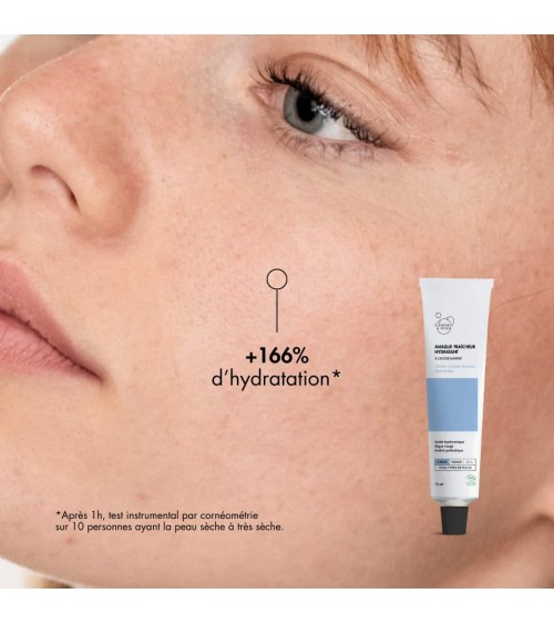 Masque fraîcheur hydratant à l'algue marine Clémence et Vivien cosmetique naturel de qualité vegan