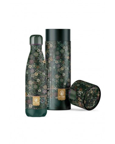 Alle Blumen - Thermo Trinkflasche - Grün IZY Bottles trink thermos flaschen wasserflaschen sport kaufen