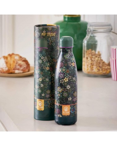 Alle Blumen - Thermo Trinkflasche - Grün IZY Bottles trink thermos flaschen wasserflaschen sport kaufen