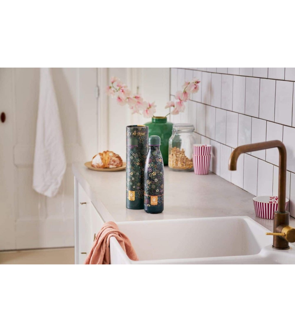 All flowers - Thermos Bootle 500 ml - Green IZY Bottles best water bottle