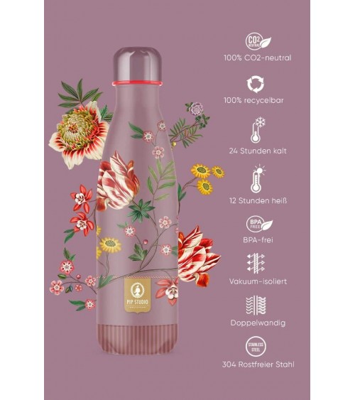 La Dolce Vita - Bouteille Isotherme 500 ml IZY Bottles gourde sport metal d eau aluminium thé design