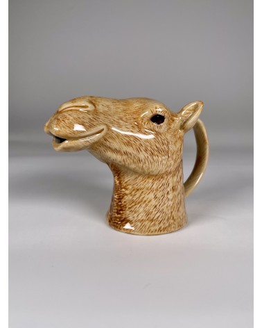 Small milk jug - Camel Quail Ceramics small pitcher coffee mini milk jugs