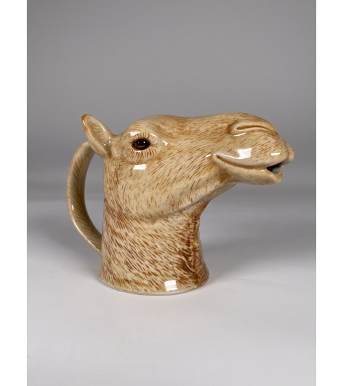 Small milk jug - Camel Quail Ceramics small pitcher coffee mini milk jugs