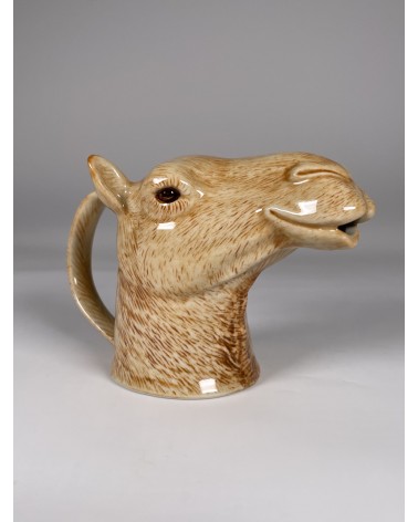 Small milk jug - Camel Quail Ceramics small pitcher coffee mini milk jugs