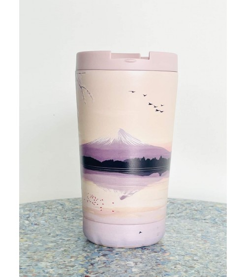 Sunset Lake - Thermos coffee Mug IZY Bottles best water bottle