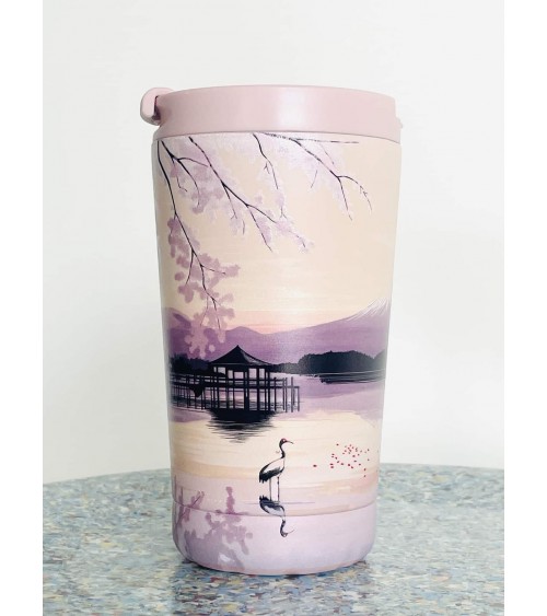 Sunset Lake - Thermos coffee Mug IZY Bottles best water bottle