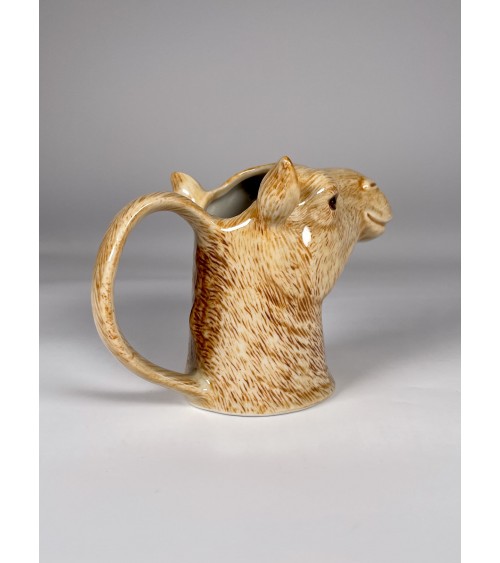 Small milk jug - Camel Quail Ceramics small pitcher coffee mini milk jugs