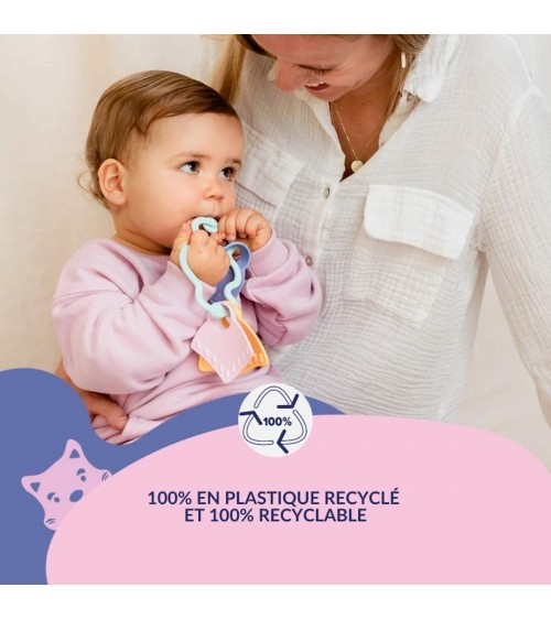 Hochet bébé Le rêveur - Jouet d'éveil, hochet de dentition Le Jouet Simple Idée cadeau naissance 1 an bebe fillette