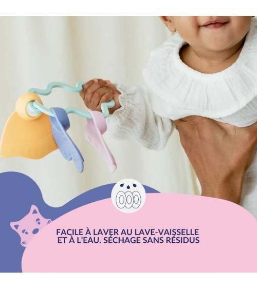 Babyrassel Der Träumer - Rassel für Babys & Beissring Le Jouet Simple babyrassel rassel für babys schmusetuch schnuffeltuch