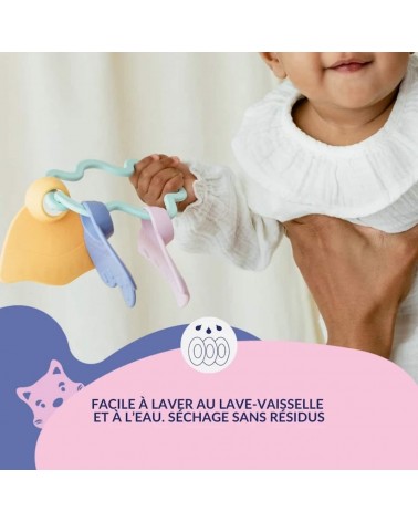 Hochet bébé Le rêveur - Jouet d'éveil, hochet de dentition Le Jouet Simple Idée cadeau naissance 1 an bebe fillette