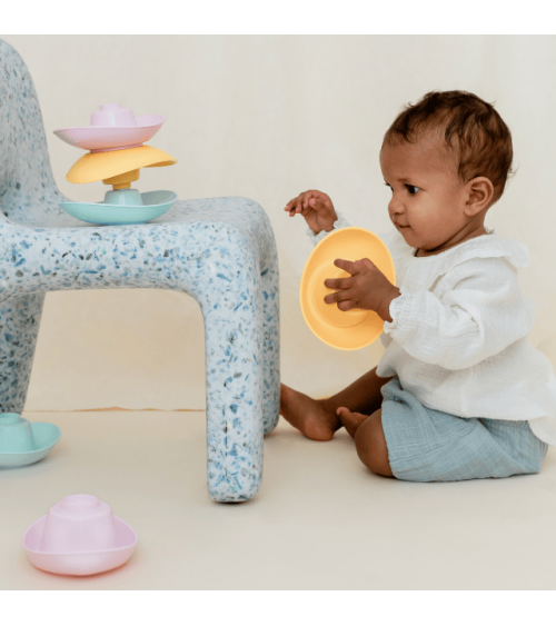 6 bunte stapelbare Boote - Badespielzeug für babys Le Jouet Simple geschenkidee schweiz kaufen